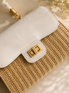 ByAmara Portofino Bag - vintage handtas met metalen sluiting, productfoto 8